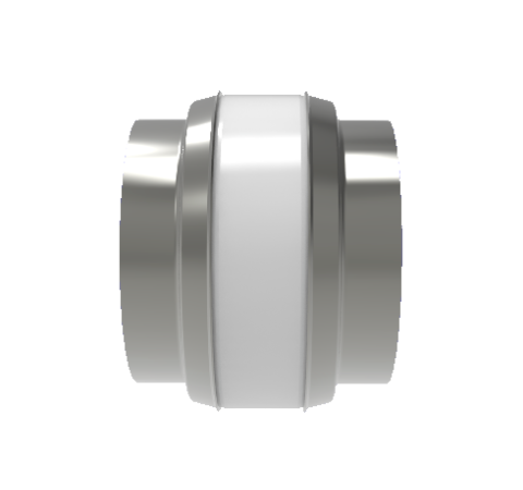 20kV Ceramic Vacuum Break, Electrical Isolator, 4.0 Inch Insulator ID, Cryogenic Rated From -269°C to 450°C, Weld in Break