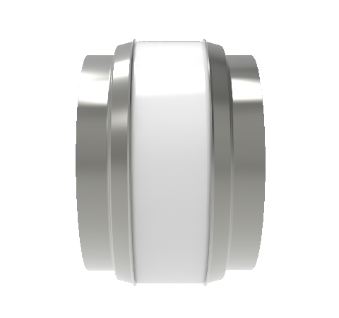 30kV Ceramic Vacuum Break, Electrical Isolator, 6.0 Inch Insulator ID, Cryogenic from -269°C to 450°C, Weld in Break