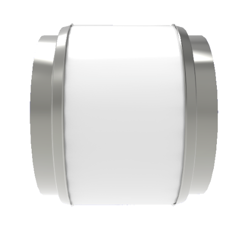 75kV Ceramic Vacuum Break, Electrical Isolator, 8.0 Inch Insulator ID, Cryogenic Rated From -269°C to 450°C, Weld in Break