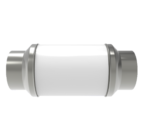 35kV Ceramic Vacuum Break, Electrical Isolator, 1.3 Inch Insulator ID, Rated From -55°C to 450°C, Weld in Break