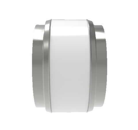 55kV Ceramic Vacuum Break, Electrical Isolator, 8.0 Inch Insulator ID, Cryogenic Rated From -269°C to 450°C, Weld in Break