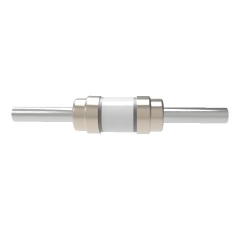 6kV Ceramic Vacuum Break, Electrical Isolator, 0.11 Inch Insulator ID, Cryogenic Rated From -269°C to 450°C, Weld in Break