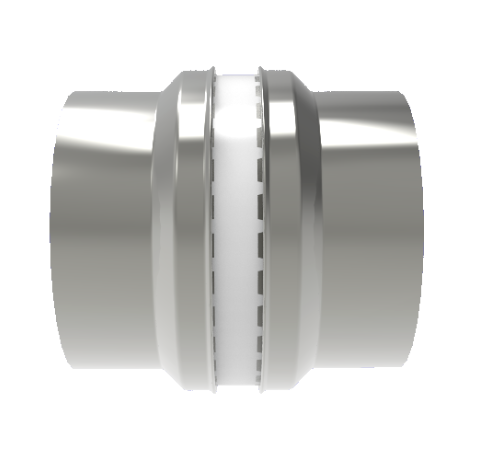5kV Ceramic Vacuum Break, Electrical Isolator, 1.5 Inch Insulator ID, Rated from -55°C to 450°C, Weld in Break