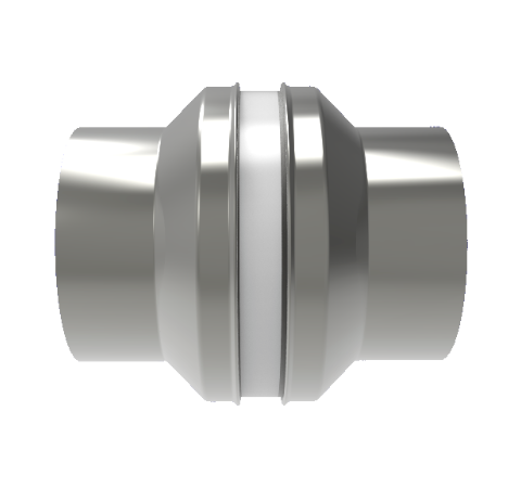 5kV Ceramic Vacuum Break, Electrical Isolator, 1.3 Inch Insulator ID, Rated from -55°C to 450°C, Weld in Break