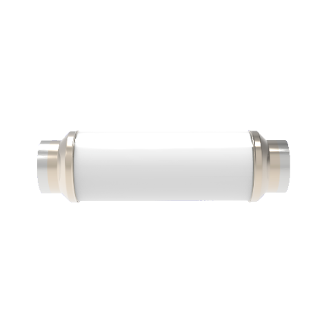 65kV Ceramic Vacuum Break, Electrical Isolator, 1.3 Inch Insulator ID, Cryogenic Rated From -269°C to 450°C, Weld in Break