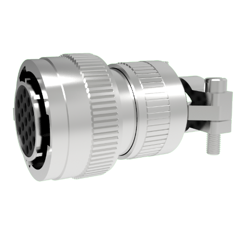 9 Pair Thermocouple Air Side Plug, Type K, MIL-C-26482 Circular Style, Contacts Included