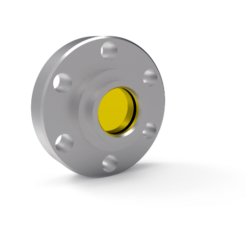 0.40 Inch View Diameter ZnSe IR Grade Window in a 304 Stn. Stl. 1.33 CF Flange