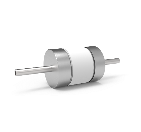 Plasma Break, Helical Ceramic Isolator with Customizable End Fittings, Helix Length 10.5 Inches, Tube ID 0.85 Inches, Inconel 625 Tube